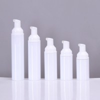 Have stock 40ml 50ml 60ml 80ml 100ml white cylinder pet plastic soap foam pump bottle