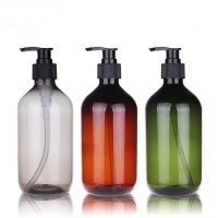 PET 500ml Custom Plastic Shampoo and Shower Gel Lotion Pump Bottle