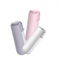 Outdoor large capacity 420ml plastic blue white pink purple portable pet dog drink water bottles