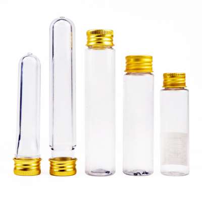 Packaging Screw Caps Blue 20ml Food Grade Types Of With Cap Bottle pp ps Vase Pet Yellow Colorful Uses Of Plastic Test Tube